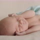 Sleeping Newborn Baby in Plaid - VideoHive Item for Sale