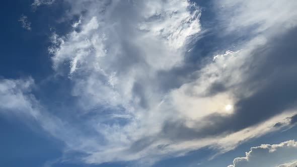 Clouds in the Sky Timelapse