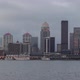 Storm Clouds Part over Louisville Skyline - VideoHive Item for Sale