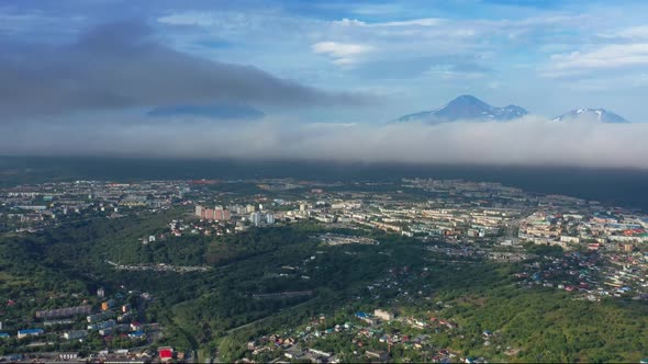 PetropavlovskKamchatsky and Ships in Port