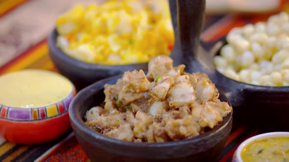 Ecuadorian white corns