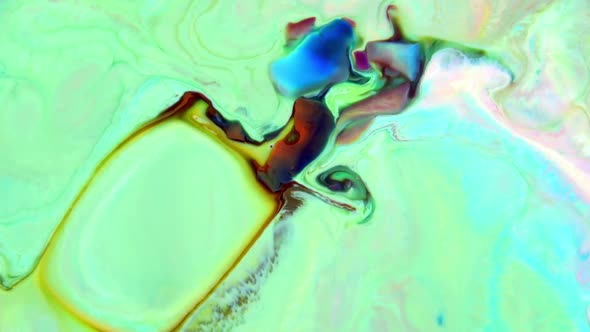 Abstract Colorful Invert Sacral Paint  Exploding Texture 184