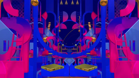 Flat Geometry Colorful 05 4K alt