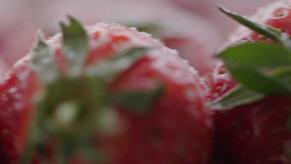 Strawberry Cake Sweet Food Rotates Home Kitchen