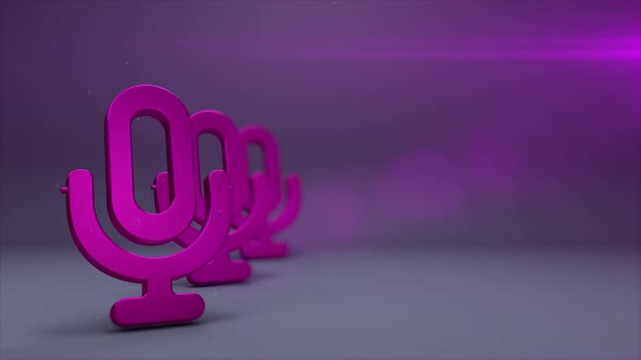 Microphone Icon Background