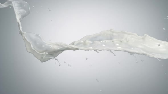 Milk splash, Slow Motion