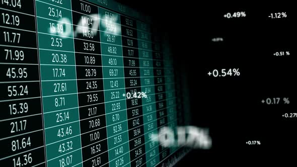 Stock Market Bar Graph trading