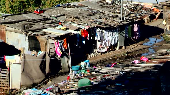Shanty Town in Buenos Aires, Argentina.