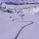 Winding Road on Giau Pass in Winter - VideoHive Item for Sale