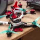 A quadcopter racing drone with four rotor engines closeup - VideoHive Item for Sale
