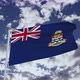 Cayman Islands Flag With Sky 4k - VideoHive Item for Sale
