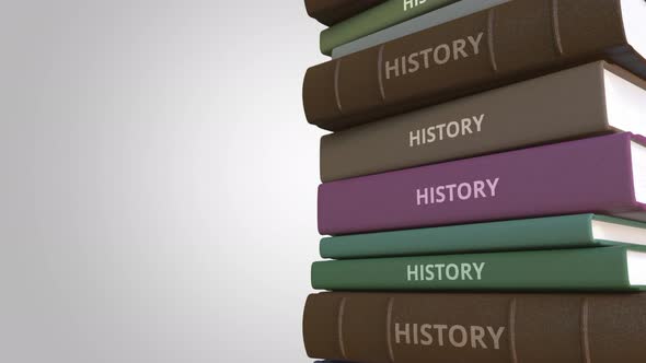 HISTORY Title on the Stack of Books