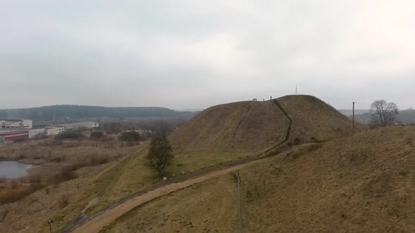 Top View of the Swedish Mountain