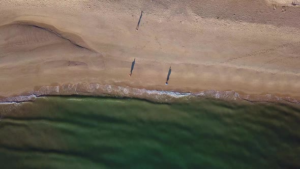 Tropical Beach Aerial View