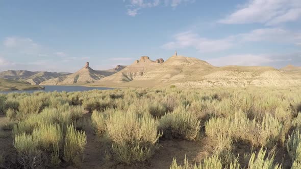 Time lapse of Flaming Gorge Utah.