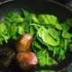 Delicious Tasty Mushrooms Cooked with Leafy Greens  - VideoHive Item for Sale