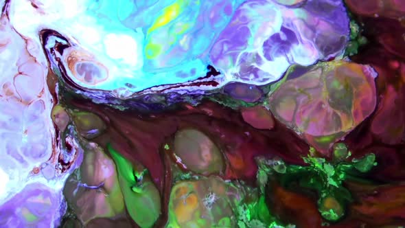 Color Explosion Abstract Art Painting alt