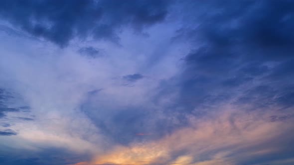 4K Sky Time lapse, Beautiful background, Sky Timelapse of horizon