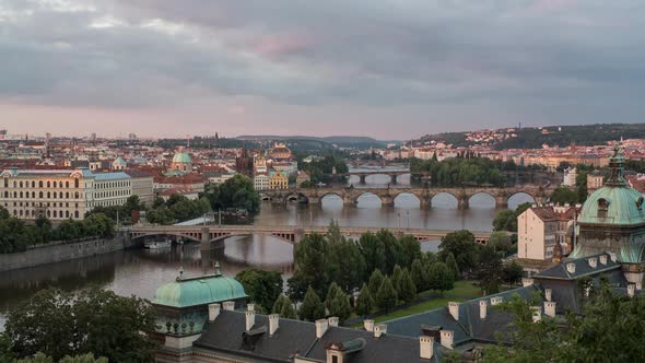 Cloudy Morning in Prague