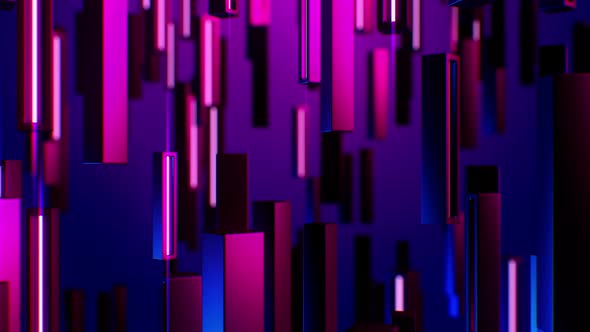 Visual Neon Lights Background alt