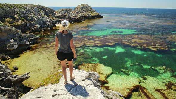 Tourist Girl at Rottnest Island