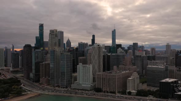 Downtown Chicago - Aerial