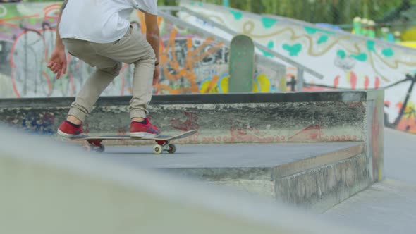 Skater doing a flip jump alt