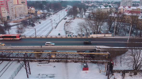 Red Train Approaching