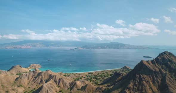 Rinca National Park Komodo Island Aerial