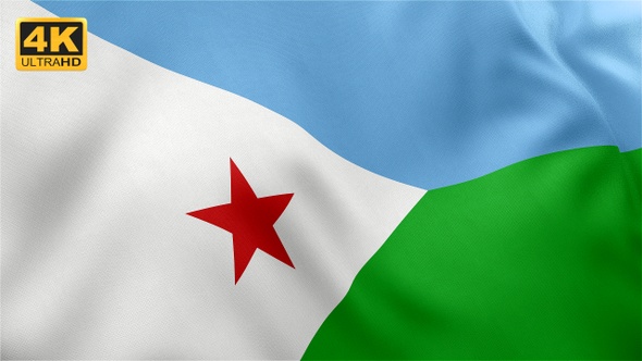 Djibouti Flag - 4K