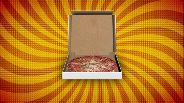 Pizza Box Background Loop