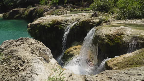 Beautiful Tropical Waterfall