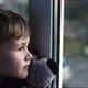 Sad Little Boy Lonely Child With Bear Near Looking Through Window The Little Boy - VideoHive Item for Sale
