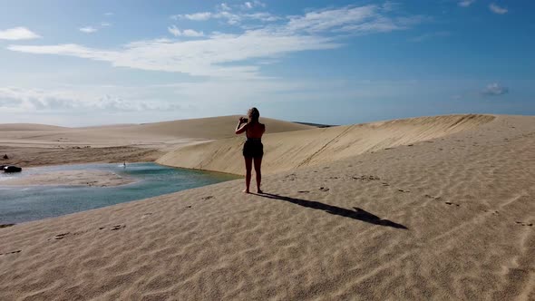 Jericoacoara Brazil. Tropical scenery for vacation travel. Northeast Brazil.