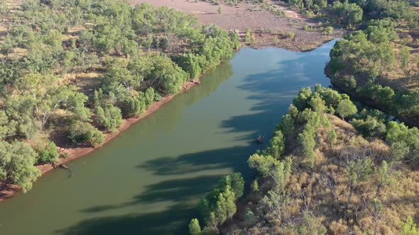 Victoria River Escarpment Gregory National Park Northern Territory Australia 4K Aerial Drone