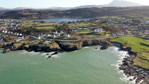 Aerial View of the N56 at Portnablagh Co