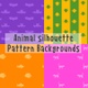 Animal Silhouette Pattern Backgrounds - VideoHive Item for Sale