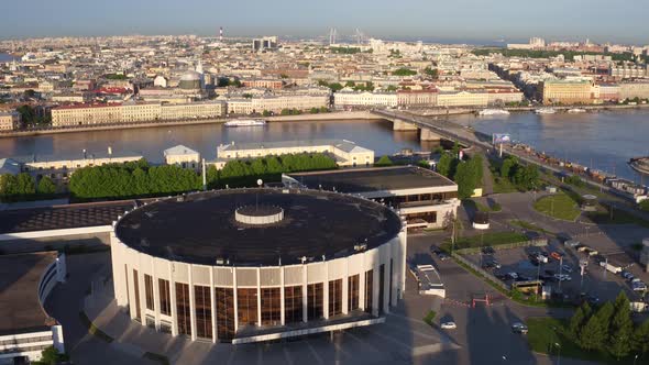 Aerial  View Saint Petersburg Russia 201