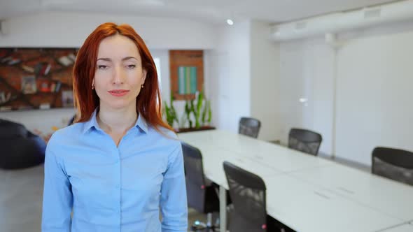 Employer Posing at Workspace  Video Prores