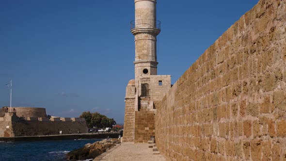 Old Town on Crete Island