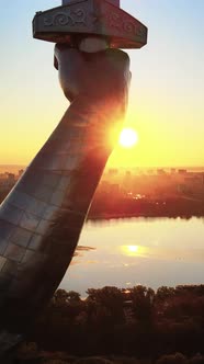 Motherland Monument in Kyiv Ukraine