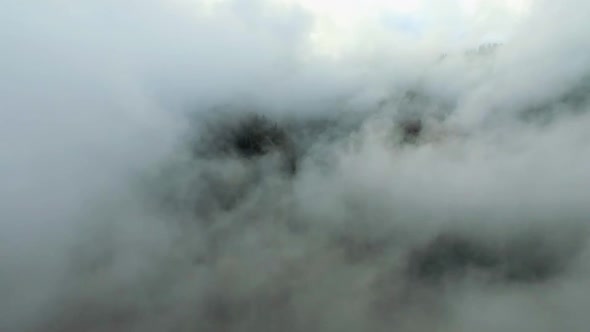 Aerial View Fog