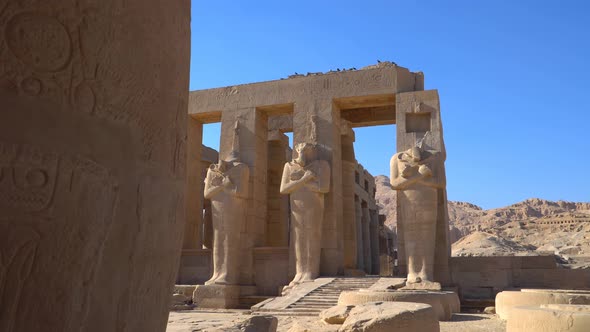 The Ramesseum Is the Memorial Temple or Mortuary Temple of Pharaoh Ramesses II