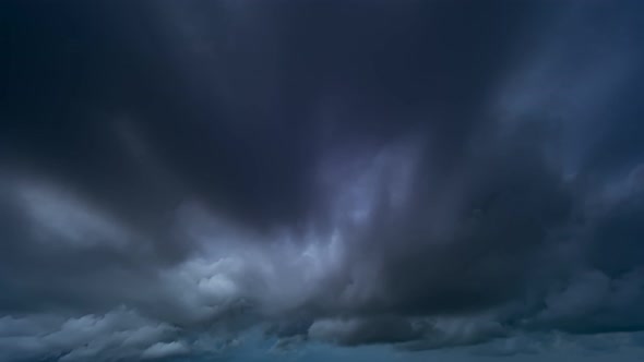 Timelapse amazing Dark sky cloud background Epic storm tropical sunset dark cloud stormy