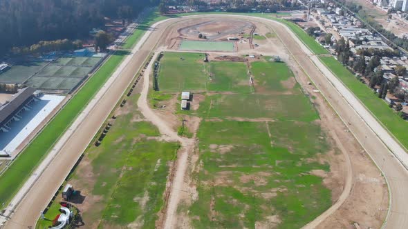 Hippodrome, Valparaiso Sporting Club (Vina del Mar, Chile) aerial view