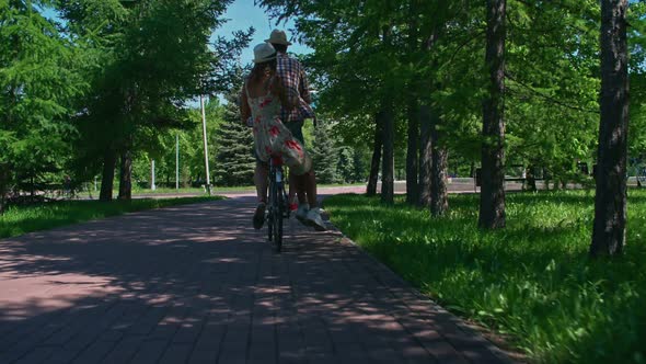 Bicycle Ride with Beloved Man  alt