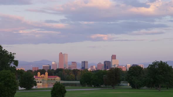 Full Denver Sunrise Timelapse