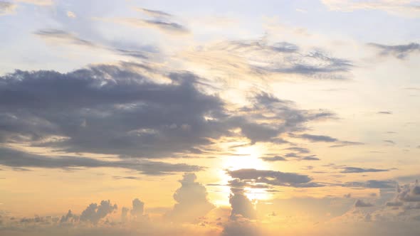 Phuket sundown beach amazing view beach Thailand. Landscape view of beach sea in summer sunset day.