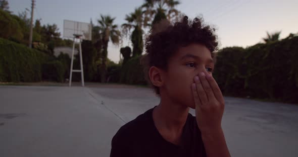 Portrait of an AfricanAmerican Boy