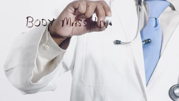 Asian Doctor Writes Body Mass Index  Bmi